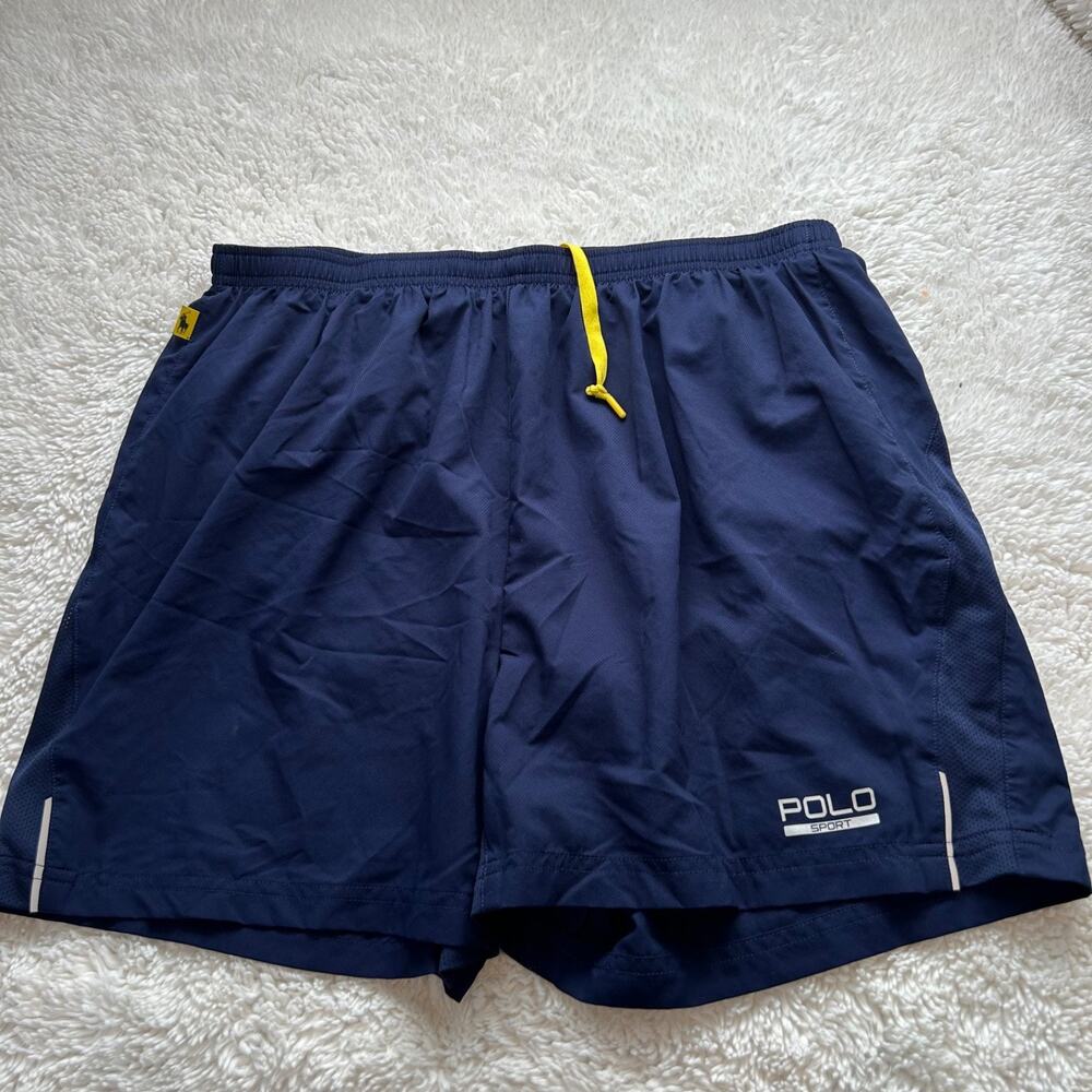 Polo Ralph Lauren Navy Swim Shorts Mens XL Preppy Coastal Vacation Beach Resort